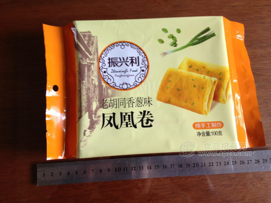 供应《手工蛋卷》100克香葱凤凰卷