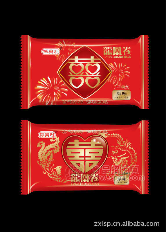 供应喜庆 龙凤卷 《手工蛋卷》芝麻凤凰卷