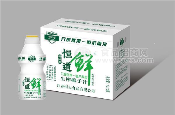 ·恒道鲜1L×6瓶效果 