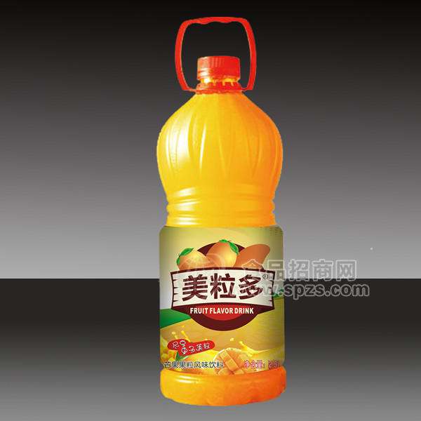 美粒多芒果果粒風(fēng)味飲料2.5L