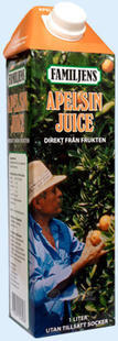瑞典进口鲜榨橙汁果汁饮料