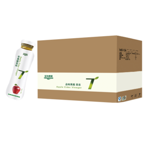 乐华康源 7度苹果醋饮料 果汁饮料240mlx12瓶