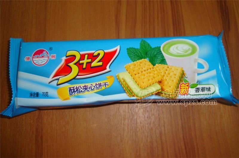 ·酥松夹心饼干香草味 