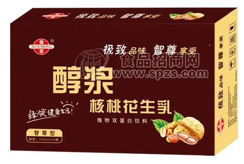 醇浆核桃花生乳