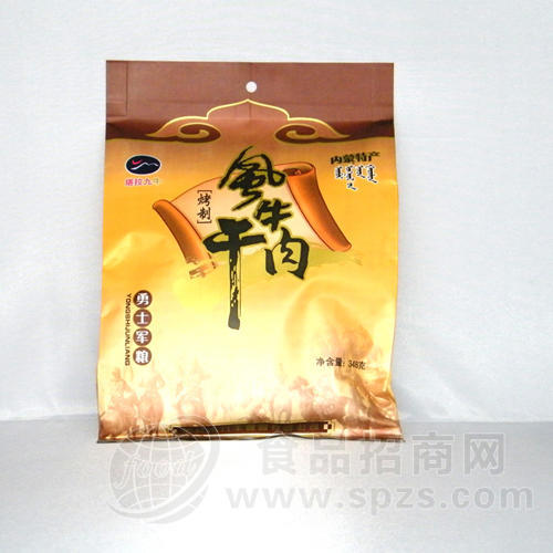 内蒙古特产 塔拉九牛 风干牛肉干348g