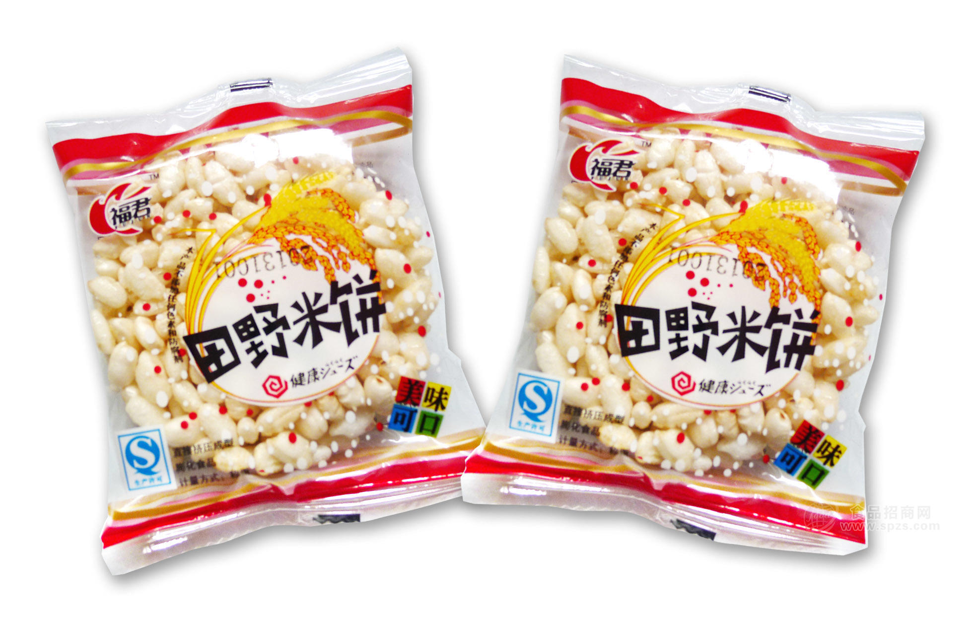 ·福君田野米饼，米通麦通 