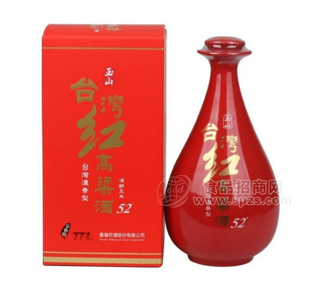 臺(tái)灣玉山紅高粱酒