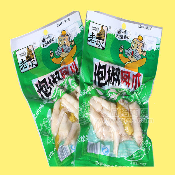 ·老炊鸡爪系列-泡椒凤爪102g 