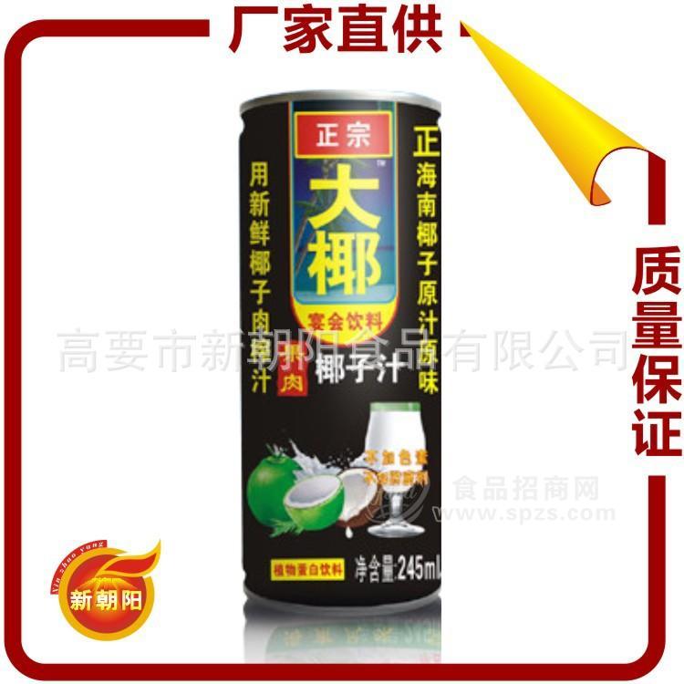 供應(yīng)椰子汁品牌 大椰全國(guó)招商 鮮榨果肉椰汁 245ml*15