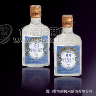 供應臺灣高粱酒/小藍金龍53度125ml/金門高粱酒