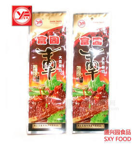 牛肉干/厂家批发/大豆蛋白/素食/汕头特产/潮安盛兴园食品/富园牌
