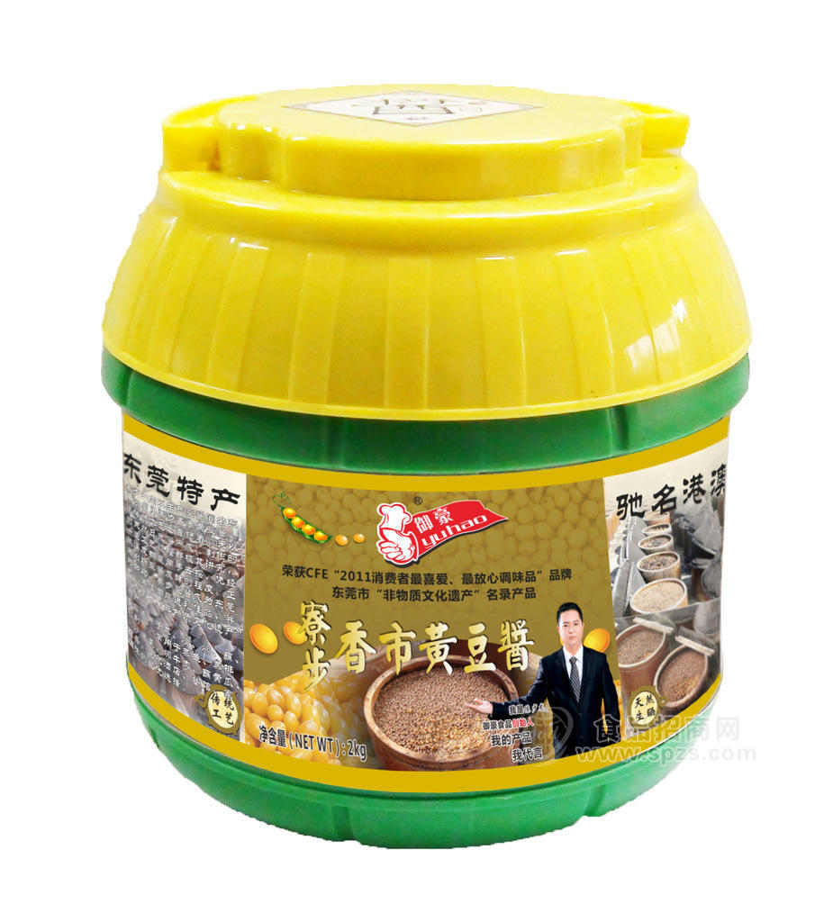 供應(yīng)豆醬/批發(fā)寮步香市黃豆醬2kg,炸醬面的調(diào)味醬之一