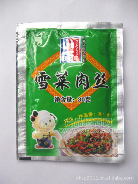 供應(yīng)小康 調(diào)味品代理批發(fā)  雪菜肉絲30g 徐州特產(chǎn) 廠家直銷批發(fā)