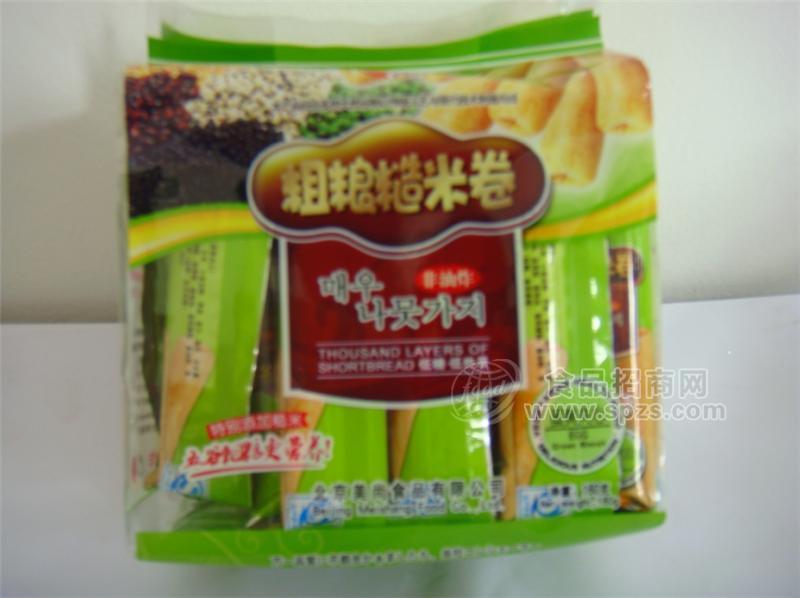 ·粗粮糙米卷蛋黄夹心 