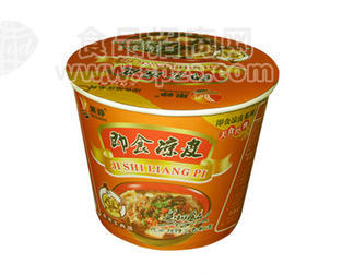 即食涼皮牛肉味桶裝