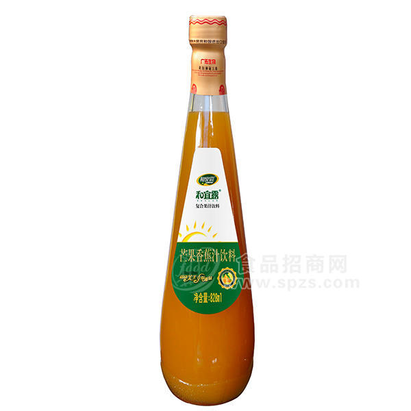 和宜露芒果香蕉汁飲料828ml