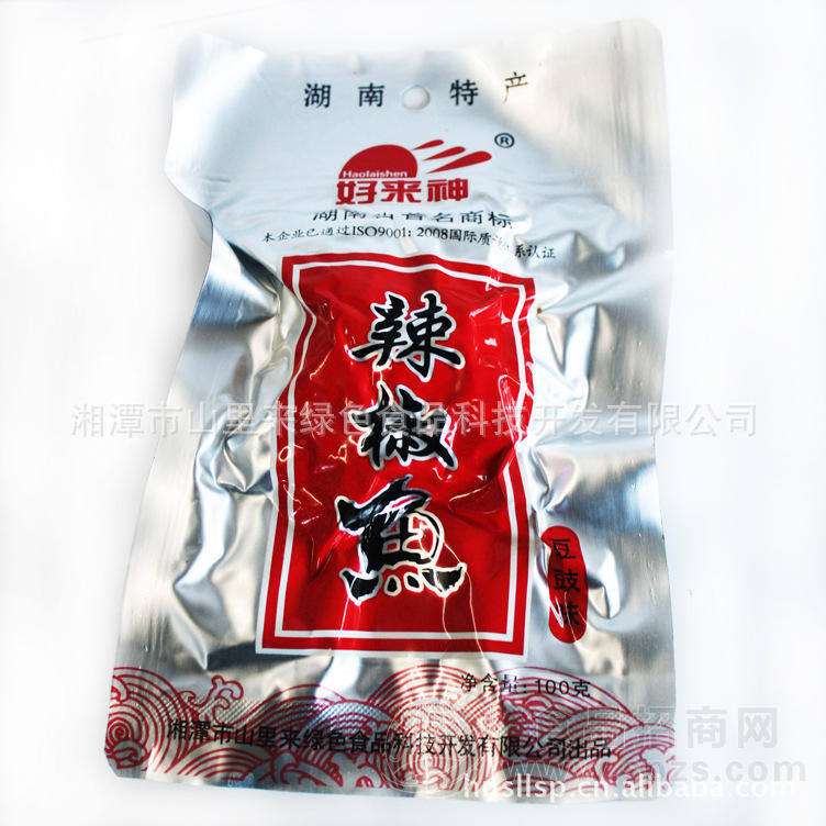 湖南特产 好来神豆豉味辣椒鱼