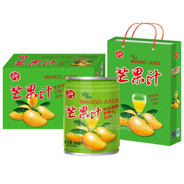 ·芒果汁果汁饮料240ml 组合 