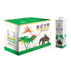 大马邦 泰式生榨芒果汁饮料1Lx8盒招商