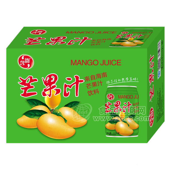 ·芒果汁果汁饮料240ml 箱 