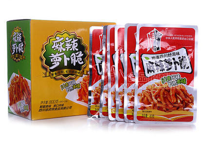 麻辣萝卜脆