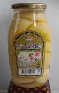 糖水白桃罐头