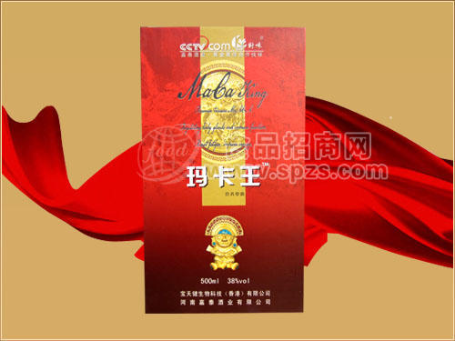 ·玛卡王38° 500ml  精表盒 