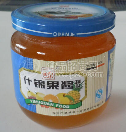 什锦果酱罐头