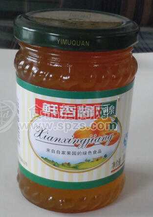 一亩泉鲜杏酱果汁罐头