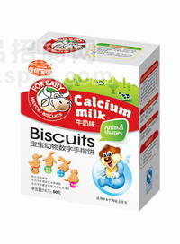 佳优宝牛奶味动物数字手指饼