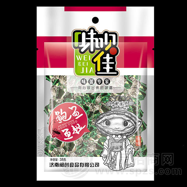 水产品系列.味呗佳 鲍鱼鱼粒38g