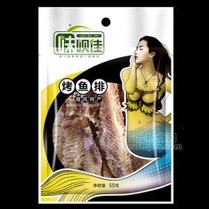 水产品系列.味呗佳 烤鱼排 55g
