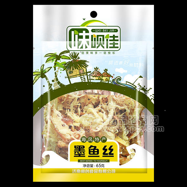 水產(chǎn)品系列.味唄佳 墨魚絲65g