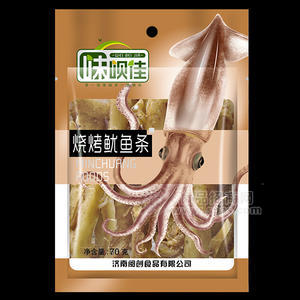 水產(chǎn)品系列.燒烤魷魚(yú)條 70g