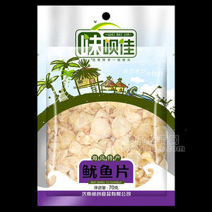 水產(chǎn)品系列.味唄佳 魷魚片70g