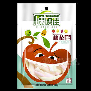 糖果系列.味呗佳 棉花糖58g