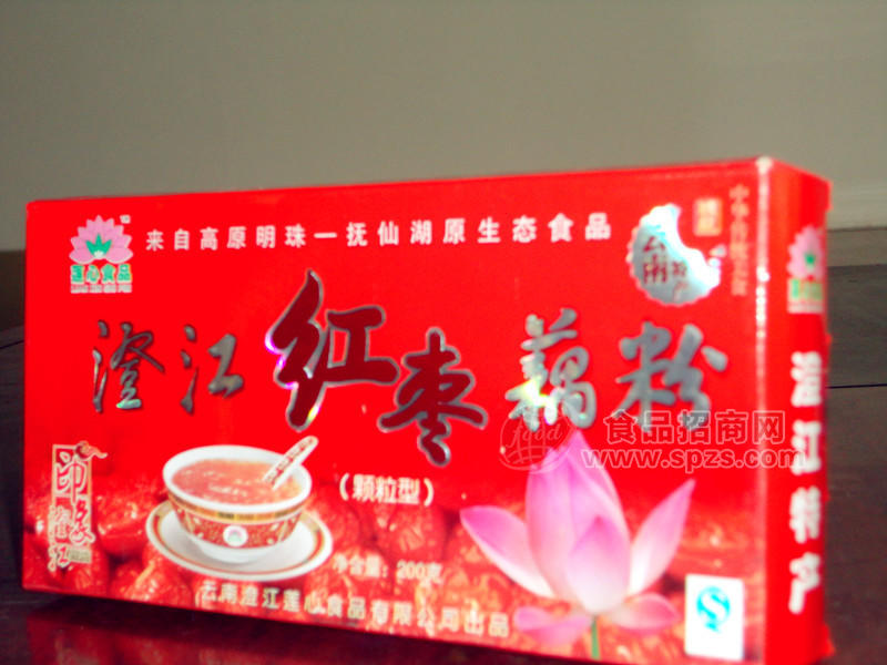 蓮心牌澄江紅棗藕粉200克獨(dú)立裝