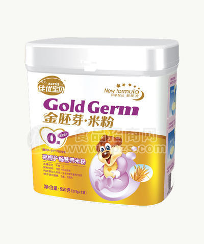 佳优宝金胚芽0段葛根护畅营养米粉