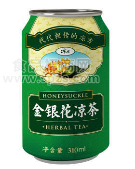 冰点金银花凉茶罐装