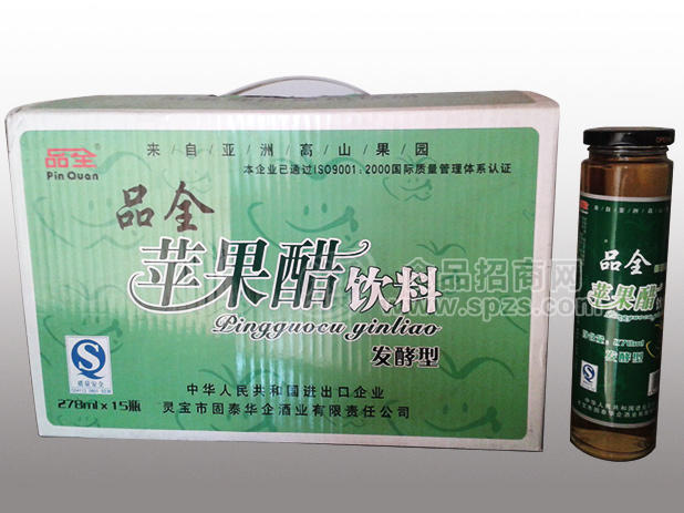 蘋果醋飲料278ml