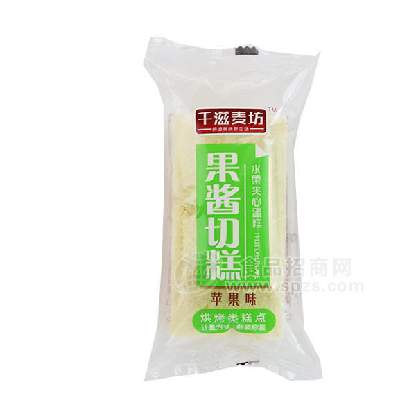 千滋麦坊果酱切糕苹果味糕点