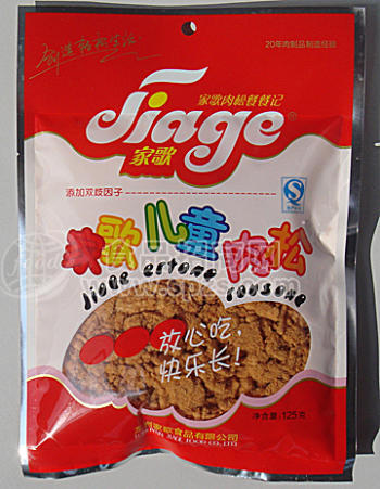 家歌儿童肉松125g