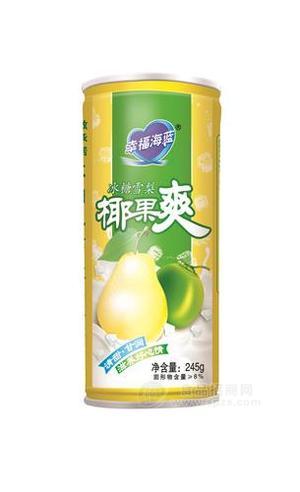 幸福海藍(lán)冰糖雪梨椰果爽245ml