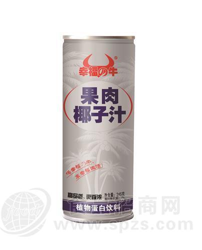 幸福の牛原味椰子汁245mlx12罐