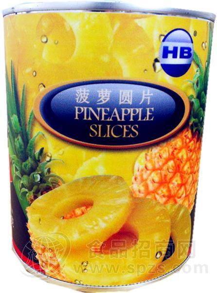 HB牌菠萝圆片罐头
