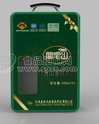 阁皂山山茶营养油系列（铁盒装）