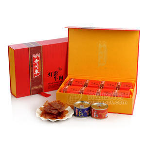 老川东灯影牛肉罐装礼盒