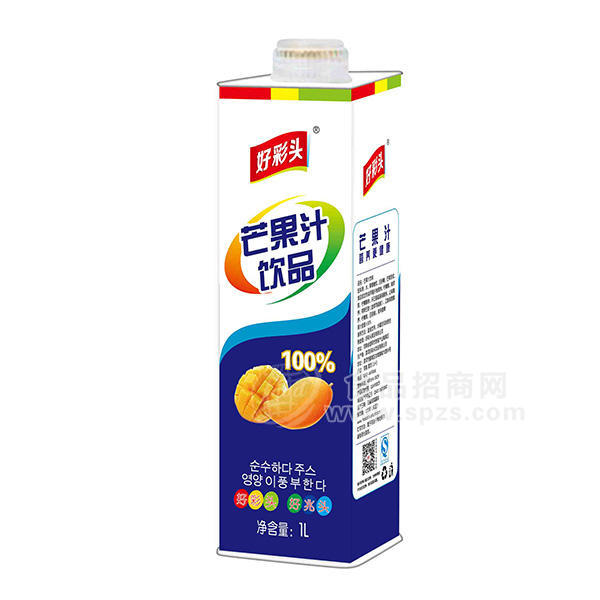 好彩头芒果汁饮品1L