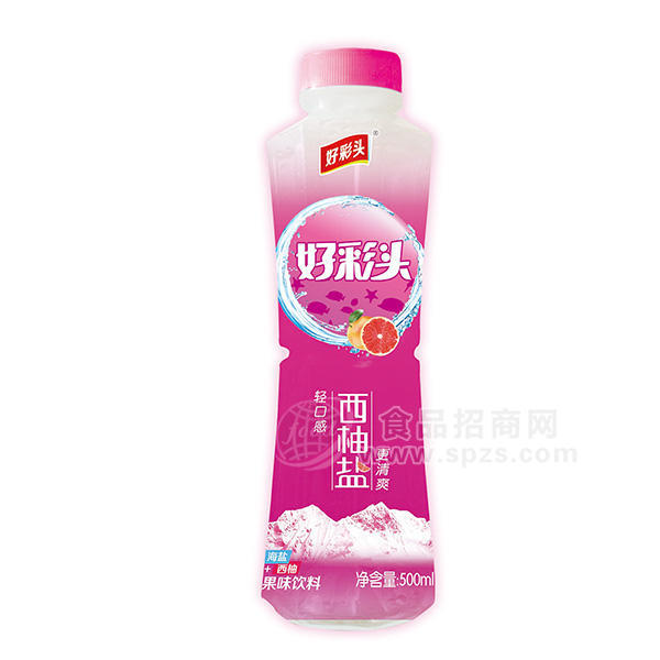 好彩头西柚盐果味饮料500ml