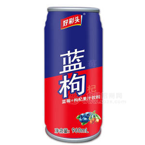 好彩頭藍(lán)枸果汁飲料960ml